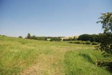 Pozemky na prodej - pohled ze severu na jih